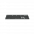 Canyon Bluetooth klávesnica pre Apple LED podsvietená šedá US