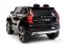 BENEO Volvo XC90, čalúnené sedadlo, 2,4 GHz DO, kľúč, 2X MOTOR, Dvojmiestne, čierne, USB, SD karta, 