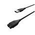 FIXED Nabíjací USB kábel pre Fenix 5/6/7/7X, Epix, Venu 2/3, Vívoactive 3/4/5, čierny