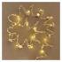 Emos LED vianočná reťaz zlatá – hviezdičky 1.9m 2xAA teplá biela, časovač