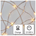 Emos Vianočná reťaz Nano 40 LED, 4m, časovač, teplá biela