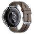 Xiaomi Watch 2 Pro - 4G LTE Silver Case with Brown Leather Strap