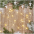Emos LED vianočná drop reťaz – cencúle 2.9m, vonkajšia aj vnútorná, teplá biela, programy