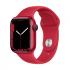 Apple Watch Series 7 GPS, 41mm RED Aluminium Case with RED Sport Band
