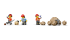Lego Vyklápací nákladiak a čelný nakladač