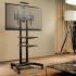 Onkron TS1552 výškovo nastaviteľný mobilný stojan pre TV 40"-70" s policami, čierny, VESA 600x400  + doručenie zadarmo 