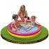 Intex Intex nafukovací detský bazénik trojfarebný  malý