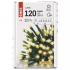 Emos LED vianočná reťaz 12m teplá biela, časovač