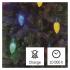 Emos LED vianočná reťaz – šišky farebné 9.8m multicolor, programy