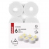 Emos LED dekorácia – 6x čajová sviečka biela, 6x CR2032, vnútorná, vintage