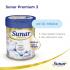 3x SUNAR Premium 3 Mlieko batoľacie 700 g