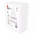 Emos LED svietnik biely, 24.5cm, 3xAA, vnútorný, teplá biela, časovač