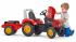 FALK FALK Šliapací traktor 2020AB Supercharger červený
