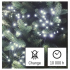 Emos Vianočná reťaz - svietiace trsy nano 8m studená biela, časovač