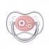 CANPOL BABIES Cumlík silikónový symetrický 0-6m Newborn Baby - ružová