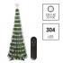 Emos LED vianočný stromček so svetelnou reťazou a hviezdou, 1.8m, vnútorný, ovládač, časovač, RGB