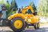 Falk Falk Šliapací traktor 2086W Komatsu s bagrom a Maxi vyklápacím prívesom - žltý