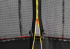 G21 Trampolína s ochrannou sieťou + schodíky, 366 cm, čierna