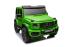 BENEO Mercedes-Benz G63 AMG 4x42 Dvojmiestne 24V, zelené lak, MP4 s USB/AUX vstup, Pohon 4x4, Batéri