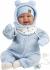 Llorens Llorens 84479 NEW BORN - realistická bábika bábätko so zvukmi a mäkkým látkovým telom - 44