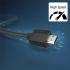 Hama HDMI kábel vidlica - vidlica pozlátený 4K 1.5m