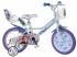DINO Bikes DINO Bikes - Detský bicykel 14" 144RFZ3 so sedačkou pre bábiku a košíkom Frozen 2 2019 vystavený kus