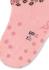 STERNTALER Ponožky protišmykové Medvedík ABS 2ks v balení light red dievča veľ. 17/18 cm- 9-12 m