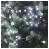 Emos Vianočná reťaz - svietiace trsy nano 2.35m studená biela, časovač