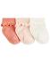 CARTER'S Ponožky Pink Ribbed dievča LBB 3 ks 3-12m