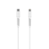 FIXED Liquid silicone kábel USB-C to Lightning PD 1.2m biely