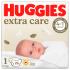 HUGGIES® Elite Soft Plienky jednorazové 1 (2-5 kg) 104 ks - MESAČNÁ ZÁSOBA