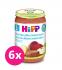 6x HiPP BIO Červená repa s jablkami a hovädzím mäsom 220 g