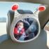 PETITE&MARS Autosedačka Reversal Pro i-Size 360° Grey Air 40-105 cm + Zrkadielko Oly Grey 0m+
