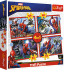 Trefl Trefl Puzzle 4v1 - Hrdinský Spiderman / Disney Marvel Spiderman