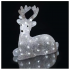 Emos Vianočný sob 40 LED, 31cm, vonkajší, časovač, studená biela