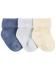 CARTER'S Ponožky Blue Ribbed chlapec LBB 3 ks 3-12m