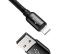 Baseus 3v1 USB kábel microUSB/UCB-C/Lightning 1.2m čierny