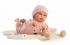 Llorens Llorens 63644 NEW BORN - realistická bábika bábätko so zvukmi a mäkkým látkovým telom - 36