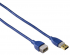 Hama predlžovací USB kábel 1.8m modrý