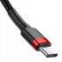 Baseus Cafule Series USB-C to USB-C PD2.0 60W Flash 1m červeno-čierny