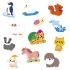 Janod Janod Stickers Veľké samolepky Zvieratká 50 ks od 18 mesiacov