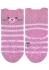 STERNTALER Ponožky protišmykové Mačička ABS 2ks 3D ušká light grey dievča veľ. 17/18 cm- 9-12 m