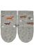 STERNTALER Ponožky protišmykové Zvieratká ABS 2ks light grey melange chlapec veľ. 21/22 cm-18-24 m