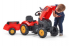 Falk FALK Šliapací traktor 2046AB X-Tractor s vlečkou a otváracou kapotou - červený