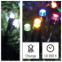Emos LED vianočná reťaz 2v1 10m studená biela/multicolor, programy