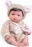 Antonio Juan Antonio Juan 85317-1 Picolín medvedík - realistická bábika bábätko s celovinylovým telo