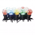Emos LED svetelná reťaz – 10x párty žiarovky 5m vonkajšia aj vnútorná, multicolor