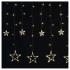 Emos LED vianočný záves – hviezdy, 185x105cm, vnútorný, teplá biela