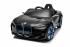 BENEO Elektrické autíčko BMW i4, čierne, 2,4 GHz diaľkové ovládanie, USB / AUX / Bluetooth prípojka,
