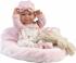 Llorens Llorens 73808 NEW BORN dievčatko - realistická panenka miminko s celovinylovým tělem - 40